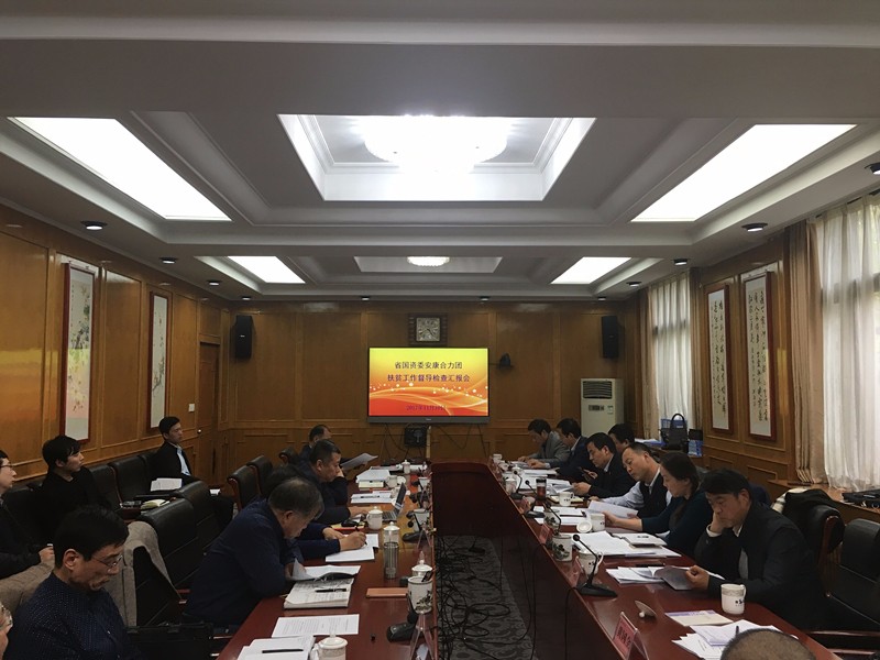 陕西hahabet集团参与省国资委安康合力团扶贫工作督导查抄汇报会 陕西hahabet集团参与省国资委安康合力团扶贫工作督导查抄汇报会
